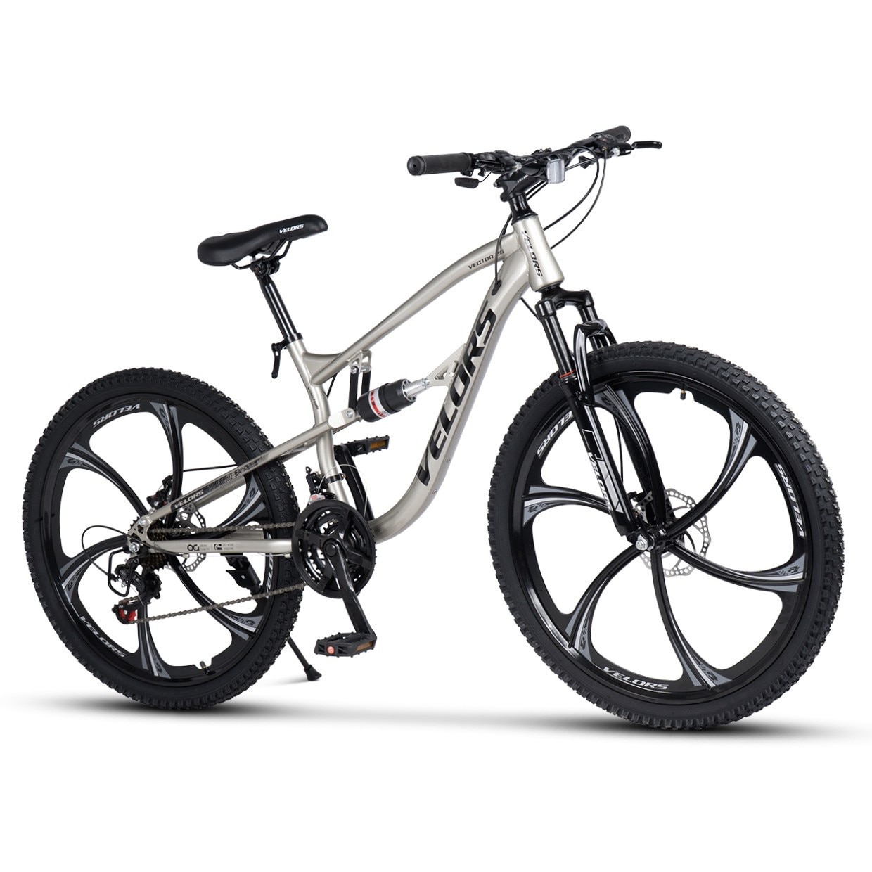 Bicicleta Mtb de munte Velors Vector JSX2670, cadru cu cabluri