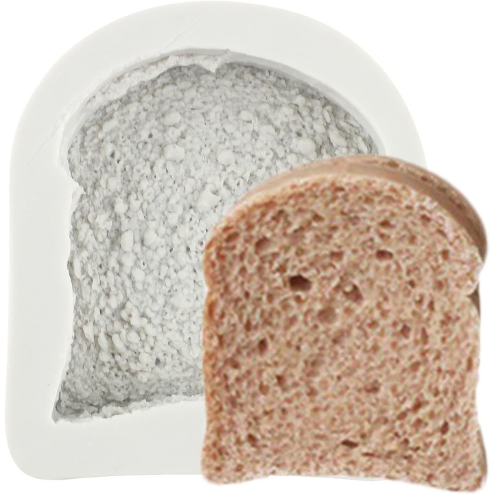 Set de 3 forme silicone pentru paine, prajituri, decoratiuni tort, multicolor