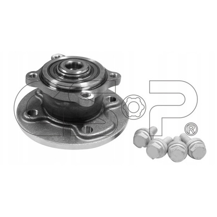 Loata roata GSP 9400134F készlet, MINI Cabriolet (R52) 2004-2007, 137,5mm, M14x1,25, ABS érzékelővel