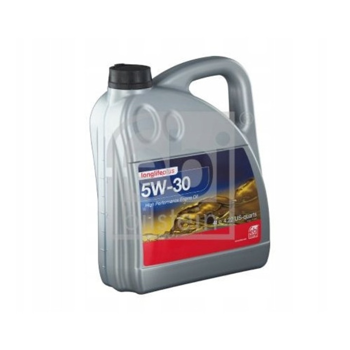 Motorolaj 5L 5W-30 Febi Bilstein, API SN CF specifikációk, kompatibilis VW 504 00/507 00
