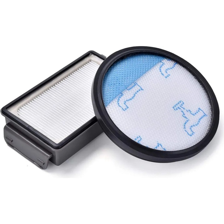 Set de filtre pentru aspiratoare, 2 piese, HEPA si pre-motor, lavabile, compatibile cu Rowenta, Moulinex, Tefal, ZR005901