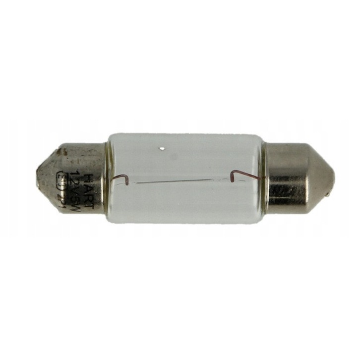 C5W 12V 5W Hart autó izzók, 10 darabos készlet, 10,5x38mm