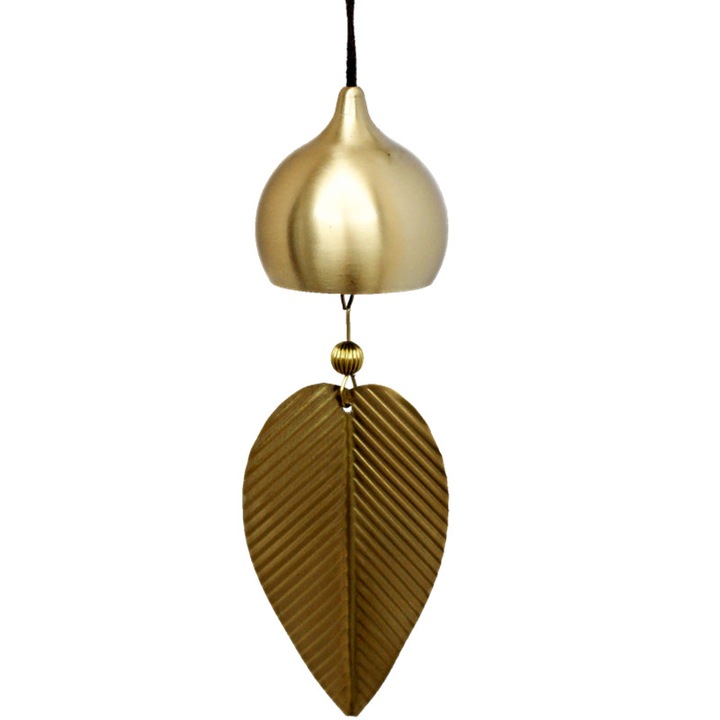 Cercel de vant din cupru, stil frunza cilindrica, 35cm, pentru balcon, dormitor sau masina