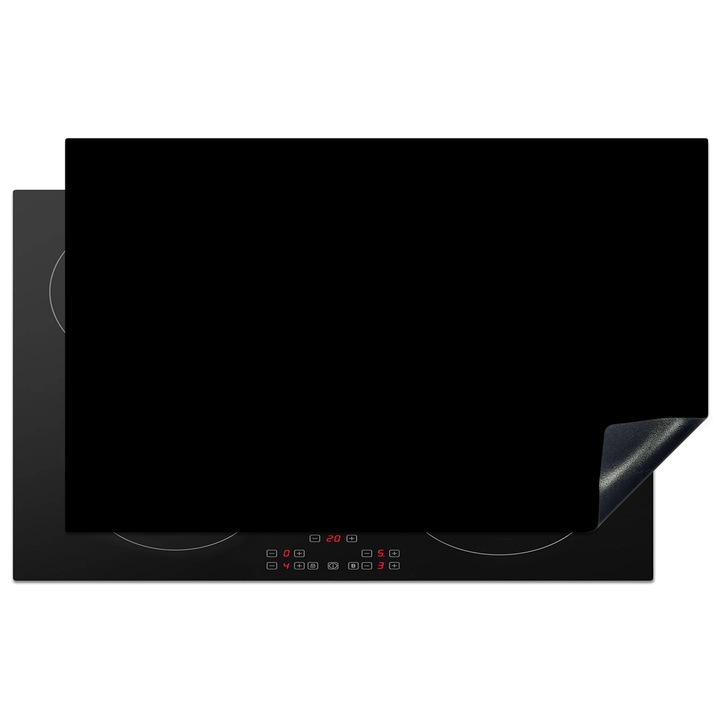 Защита за индукционен плот, Защита за готварска печка, Покритие за плот, Против надраскване, Декор за кухня Черен 83x51 см