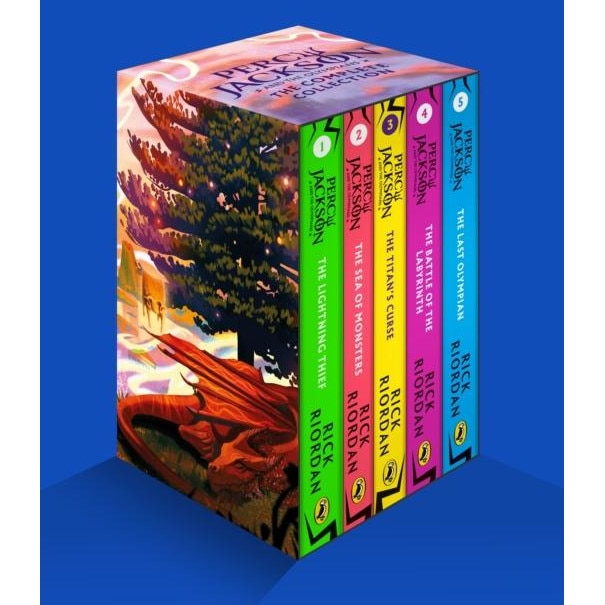 Percy Jackson And The Olympians 5 Book Paperback Boxed Set (w