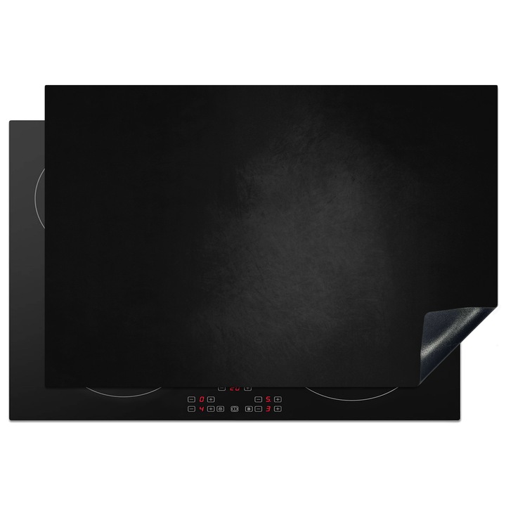 Protectie pentru plita inductie, Protectie aragaz, Acoperitor plita, Antizgarieturi, Decor bucatarie Gri grafit 76x51.5 cm