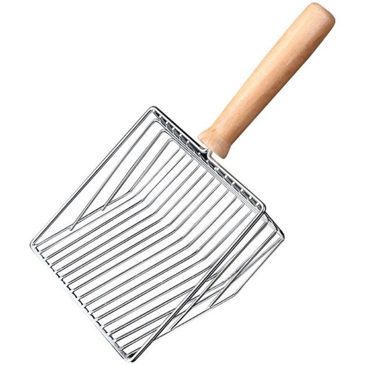 Scoop pentru litiera, design ergonomic, suprafata larga, waterproof, accesorii litiere