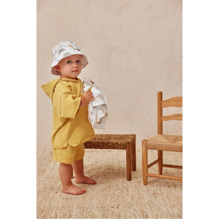 Palarie pentru copii BABY ZOO WHITE 48 (varsta 1 - 2 ani)