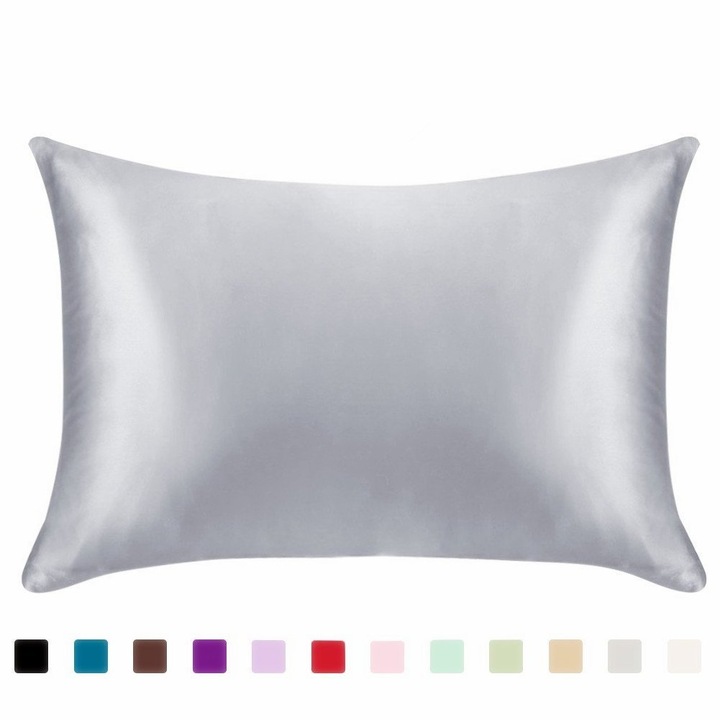 Fata de perna satin, culoare solida, stil fermoar, 1 bucata, 50x75cm