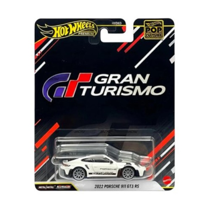 Porsche 911 GT3 RS (992) 1:64 Hotwheels autómodell