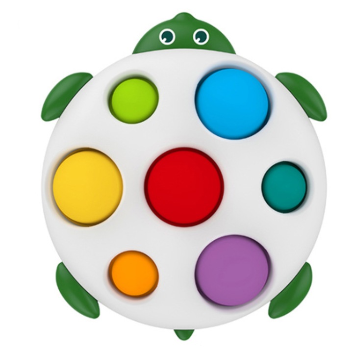 Jucarie interactiva pentru bebelusi, jucarie senzoriala, multicolor, 10 luni+