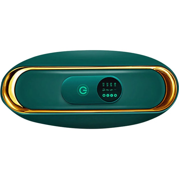 Centura de slabit, masaj electric, 3 moduri, vibratie si incalzire, 27x14x6cm, multicolor, set complet