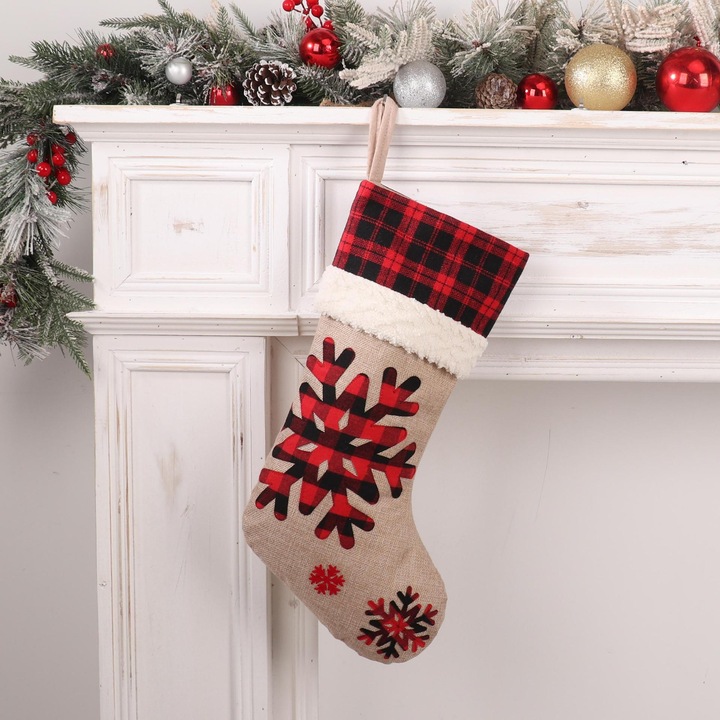 Sosete de Craciun personalizate, set, decoratiuni de Craciun, multicolor, 30x45cm