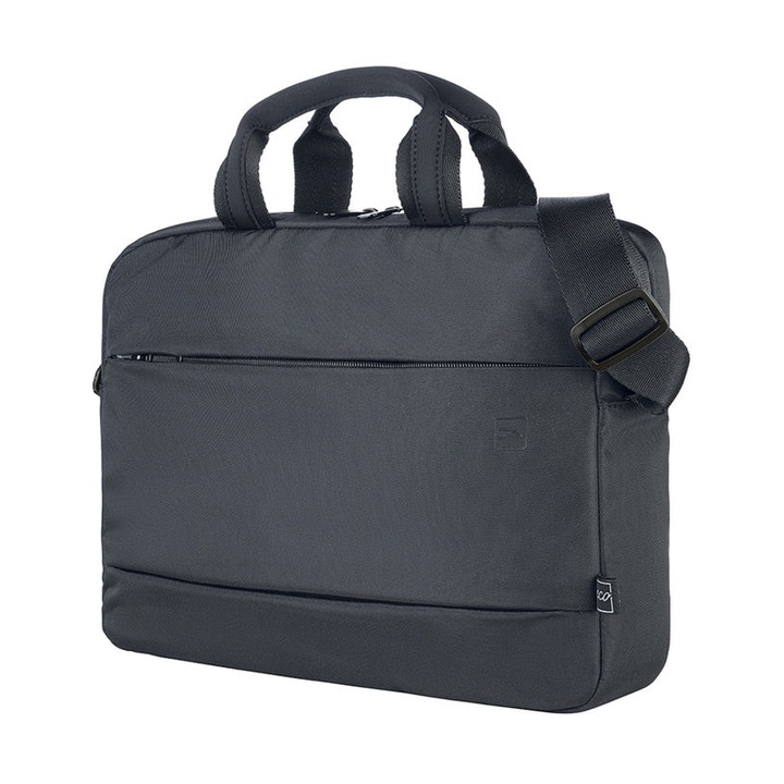 Tucano, Geanta pentru laptop din textil captusita cu curea de umar reglabila Global Blue BSBTK21314-B, Bleumarin, 13-14"
