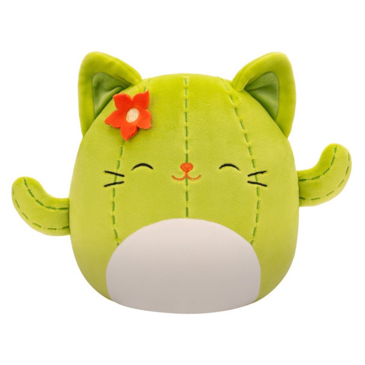 Squishmallows: Miss a kaktusz macska csukott szemekkel 20cm plüss