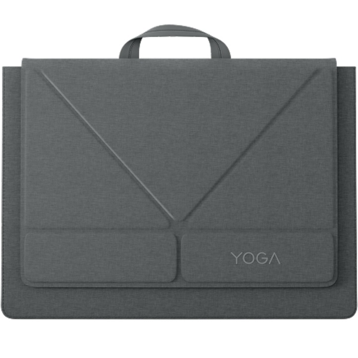 Geanta laptop Lenovo Yoga Tote Sleeve, 14", Luna Grey