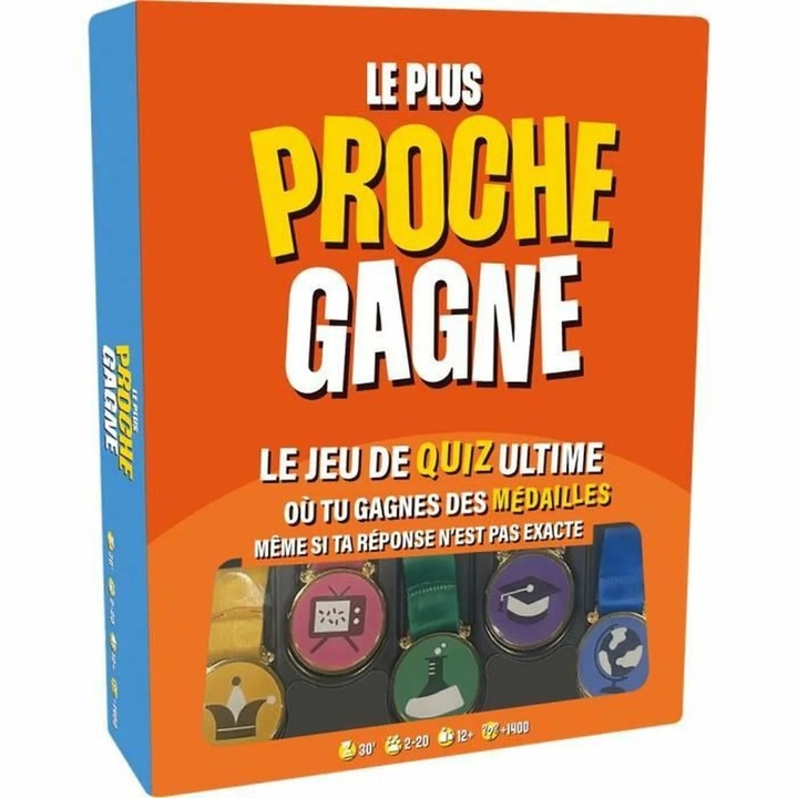 Joc de societate Asmodee The Closest Wins, quiz, 2-8 jucatori, 30-60 minute