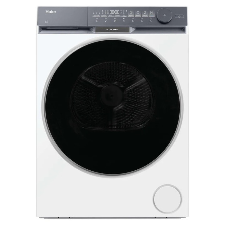 Uscator de rufe Haier, HD90-AQ387U1-S, 9.0 kg, condensare cu pompa de caldura