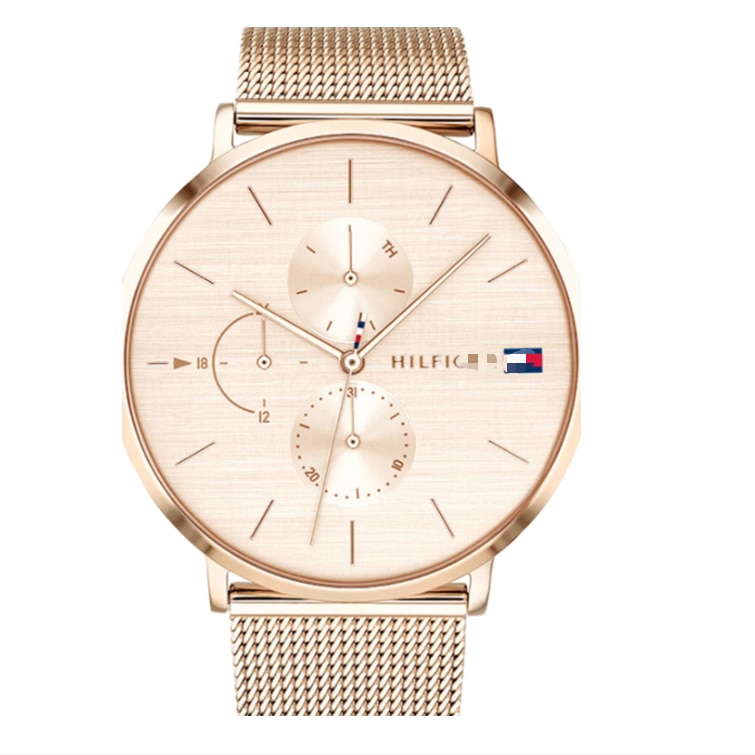 Tomy Hilfager, Exceptional si la moda Ceas analog, cu bratara cu aspect ...