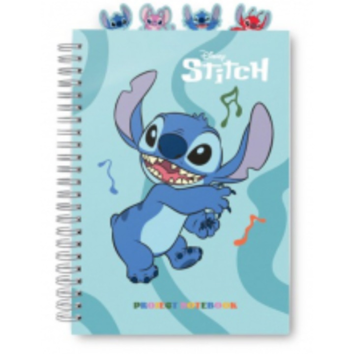 Caiet - Disney - Lilo & Stitch - School, Albastru