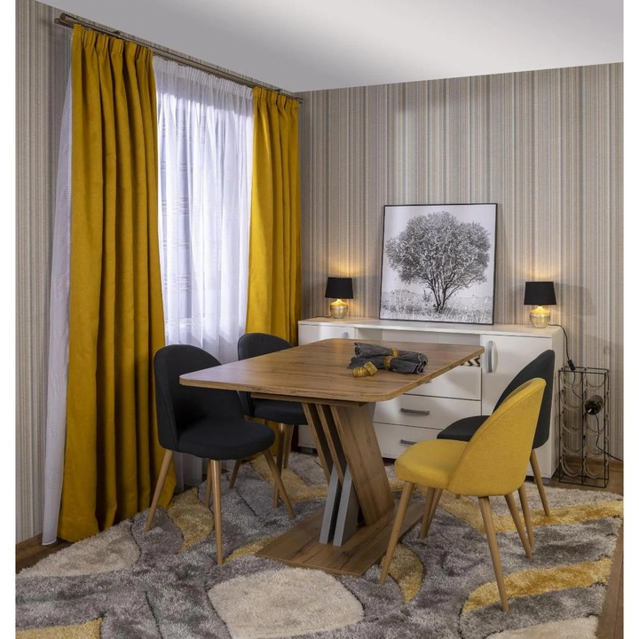 Covoare KILIM SAGI KARVING 200H290cm, gri, set