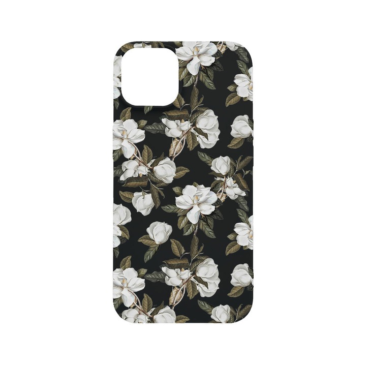 BestCase® Husa TPU Ultra Slim Compatibila cu Apple iPhone 11, Floral - Pastel Magnolia Flowers, 2077920 B 2048