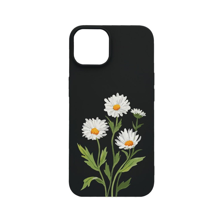 BestCase® Husa TPU Ultra Slim Compatibila cu Apple iPhone 12 / 12 Pro, Floral - Pressed Daisy, 2077933 B 2031