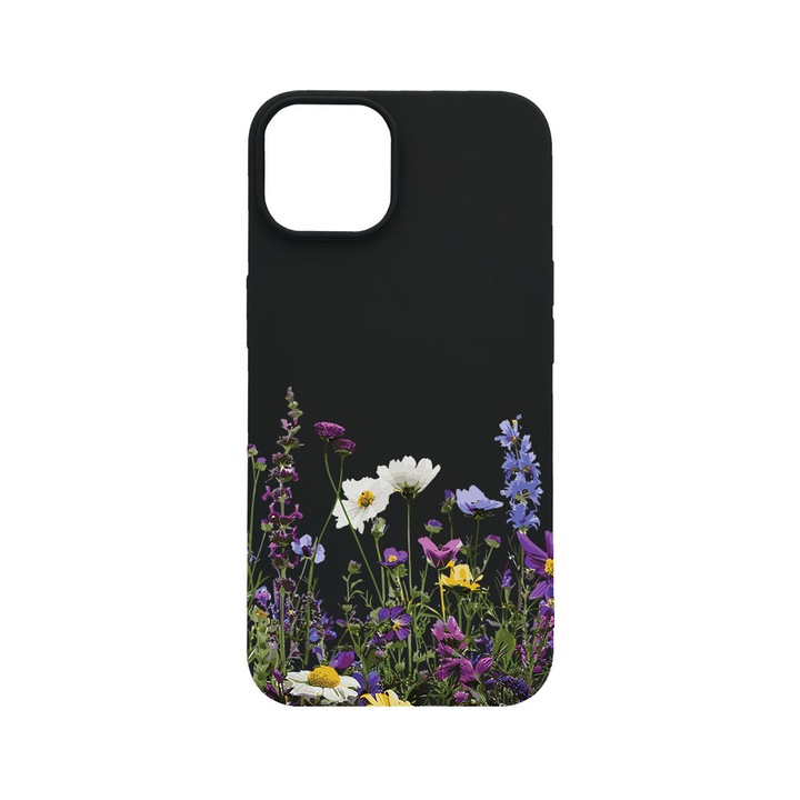 BestCase® Husa TPU Ultra Slim Compatibila cu Apple iPhone 12 / 12 Pro, Floral - Wildflowers, 2077933 B 2040