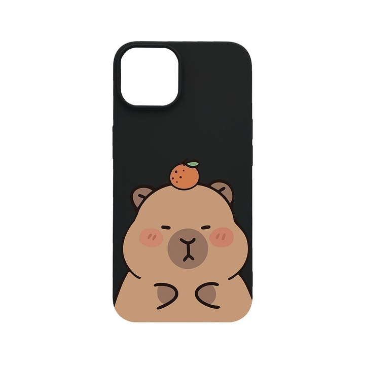 BestCase® Husa TPU Ultra Slim Compatibila cu Apple iPhone 12 / 12 Pro, Cute Capybara, 2077933 B 2023
