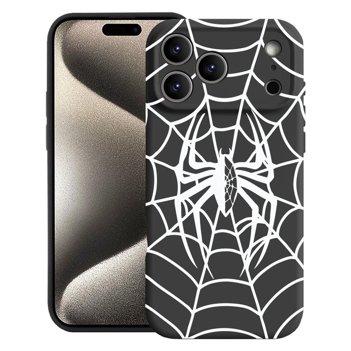 BestCase® Husa TPU Ultra Slim Compatibila cu Apple iPhone 17 Pro Max, Spider, 2052004 B 2026