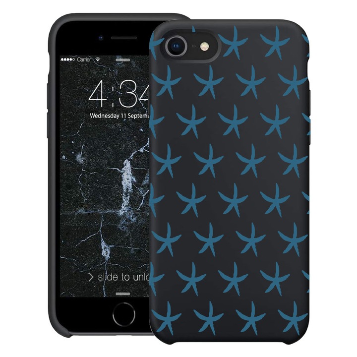 BestCase® Husa TPU Ultra Slim Compatibila cu apple iPhone SE 3 / SE 2 / 8 / 7, Cute Sea Cuckold Pattern, 2078152 B 2025