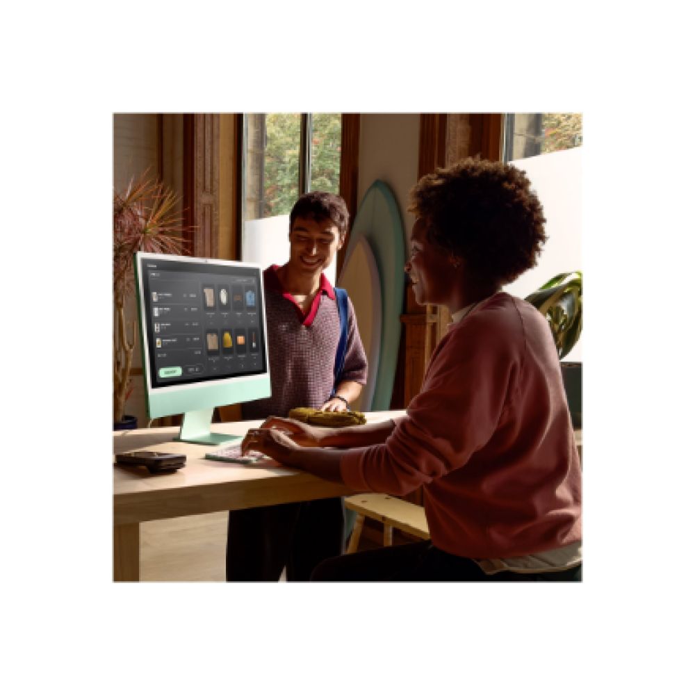 Desktop PC Apple iMac 24 inch, chip M4, 16GB, SSD 256GB, argintiu