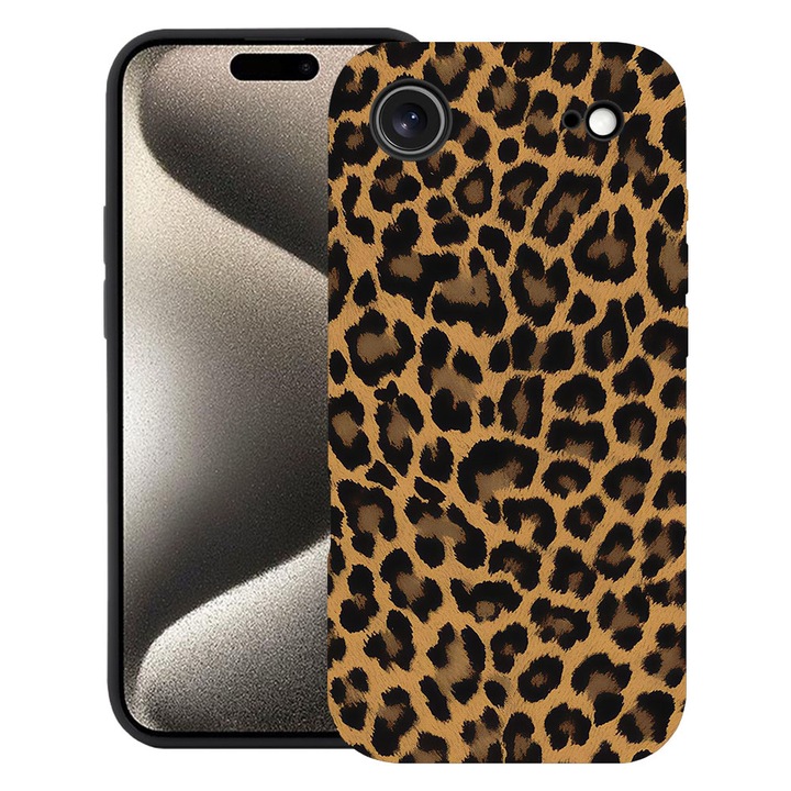BestCase® Husa TPU Ultra Slim Compatibila cu Apple iPhone 17 Air, Leopard Pattern, 2052005 B 2019