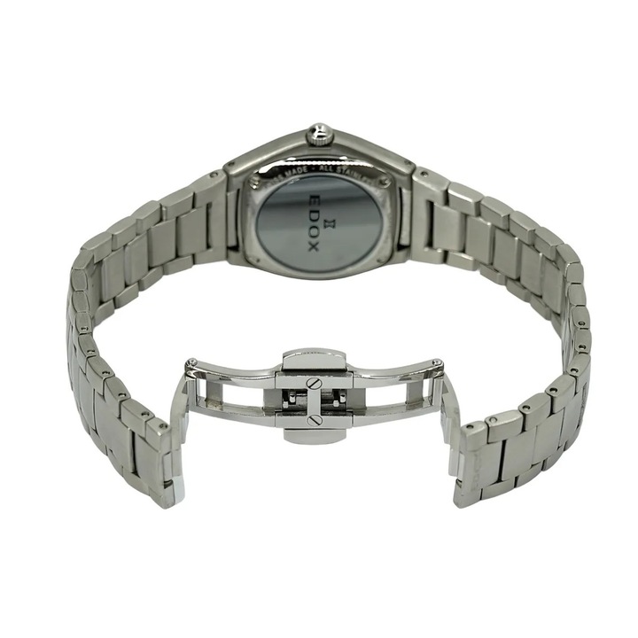 Ceas Edox Les Bémonts Calendar, Quartz Elvetian, 36 mm, Otel Inoxidabil, Cadran Albastru, Full Set Nou, Garantie 2 Ani