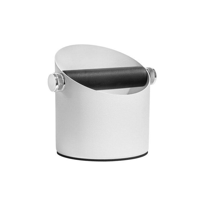 Cutie pentru zat de cafea, detasabila, usor de curatat, alb