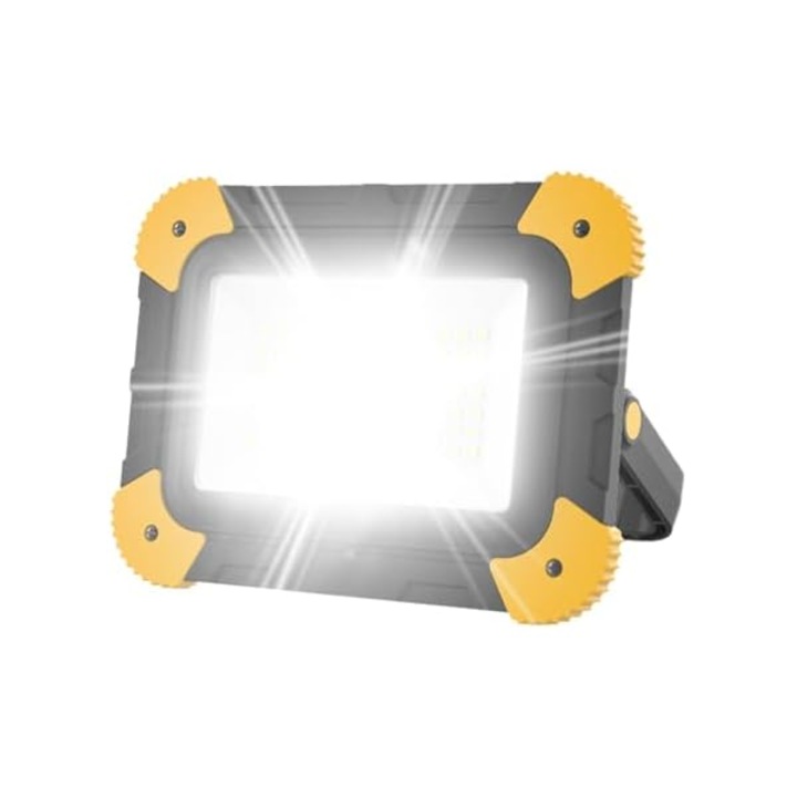 Összecsukható LED projektor, 120°-os megvilágítás, víz- és ütésálló, 5 világítási mód, USB-C töltés