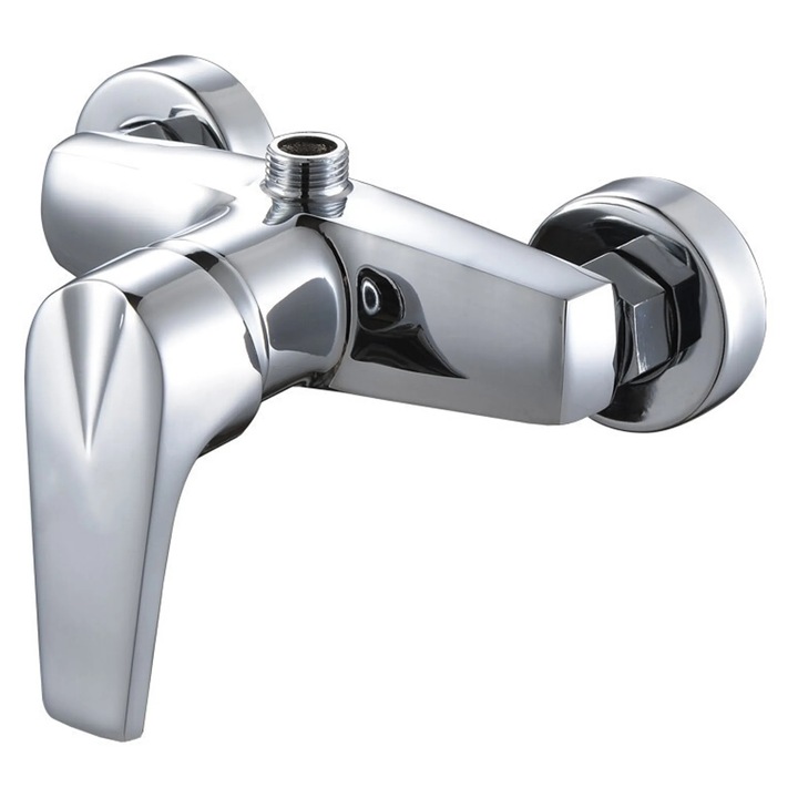 Robinet pentru apa rece, dual, din aliaj, instalare cu doua gauri, pentru gradina si baie