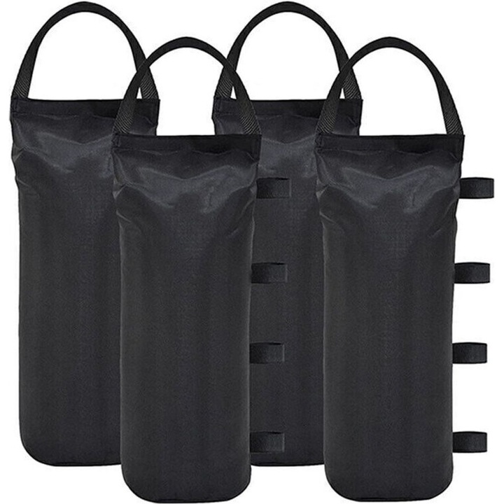 Set 4 greutati suport cort, material Oxford, impermeabil, 47x20cm