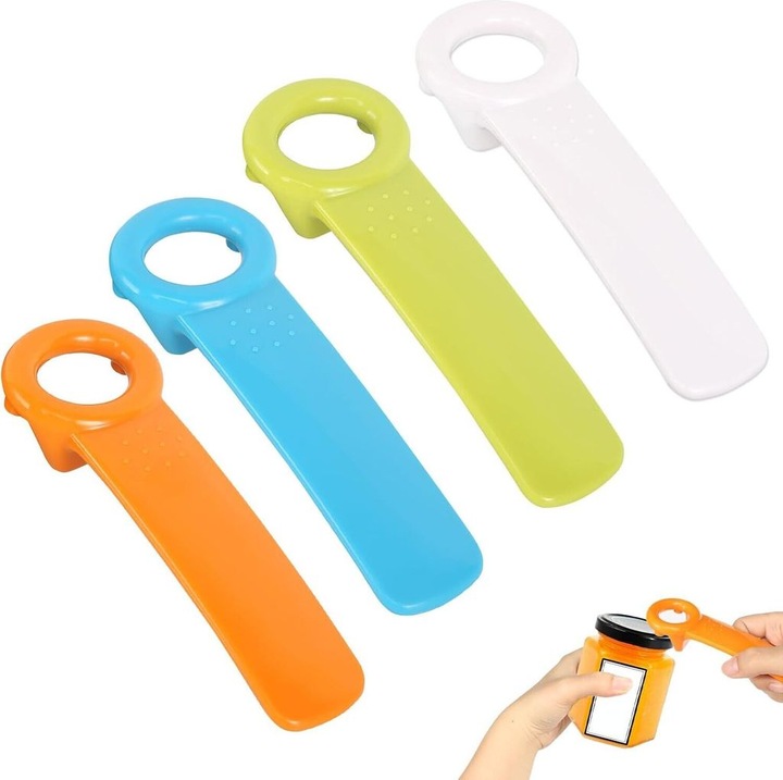Dugóhúzó készlet, 4 darabos, ergonomikus kialakítás, ABS anyag, többszínű