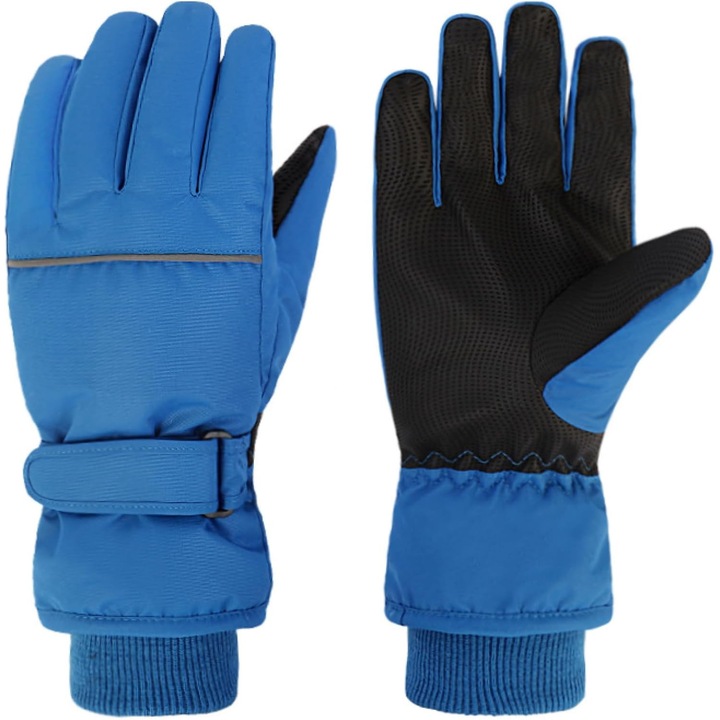 Manusi copii, calduroase pentru iarna, impermeabile si respirabile, multicolor, XL