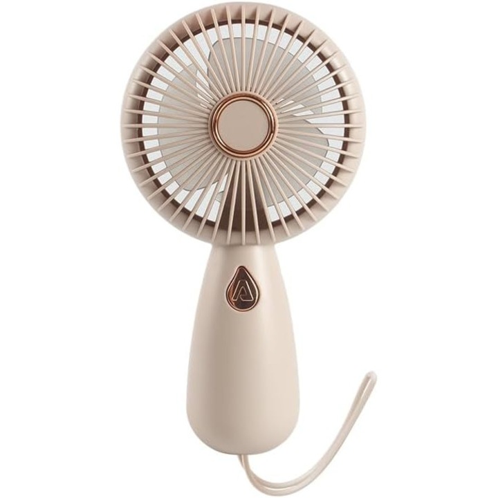 Ventilator mini portabil, roz, 15.5x8.5x4cm