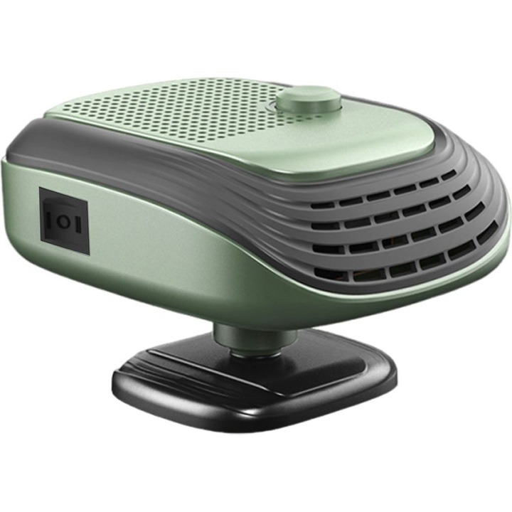 Incalzitor electric portabil 2 in 1, 12V, aerisire multi-unghi, pentru masina