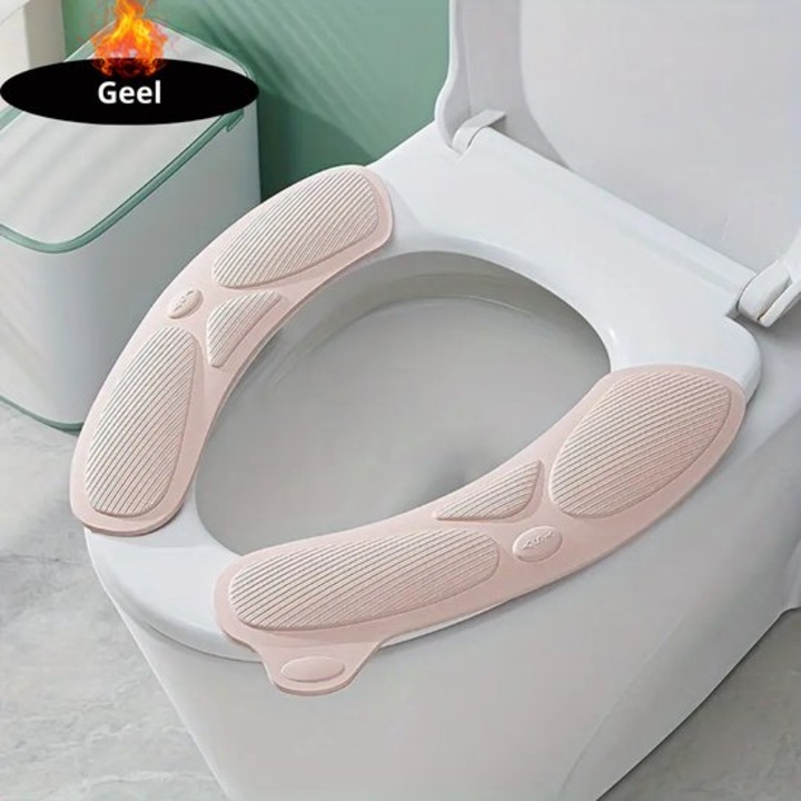 Capace de toaleta, multicolor, set, material moale, usor de curatat