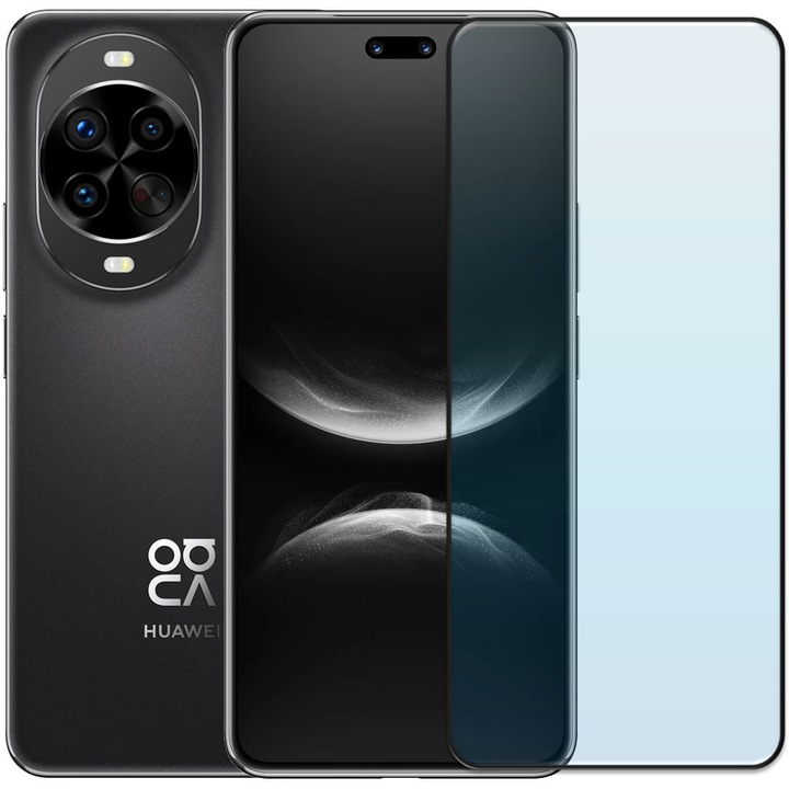 Folie din sticla securizata pentru Huawei Nova 14 Pro, HAMSTERBOX Glass Shield, Protectie completa ecran, Full face, Aplicare rapida, Case Friendly, Transparenta