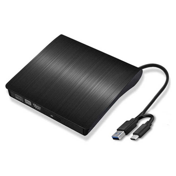 Unitate optica externa USB 3.0, DVD recorder, negru