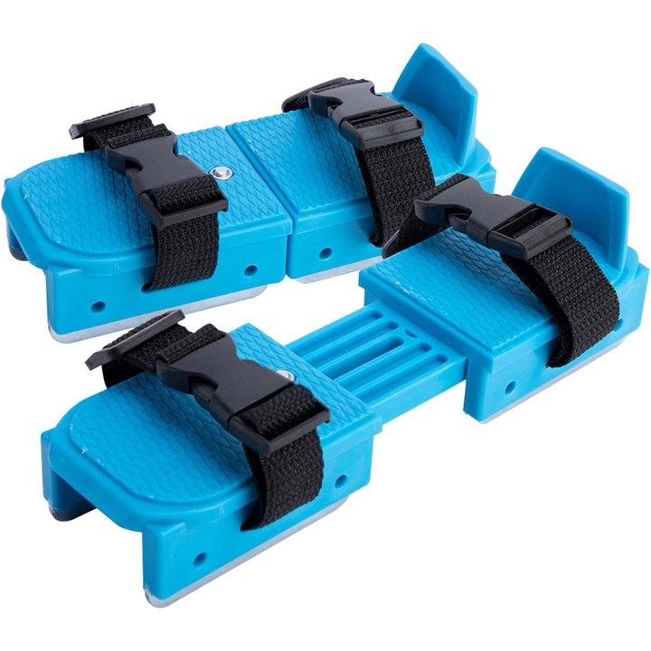 Patine pentru copii ajustabile, cu roti duble, multicolor, 1 set