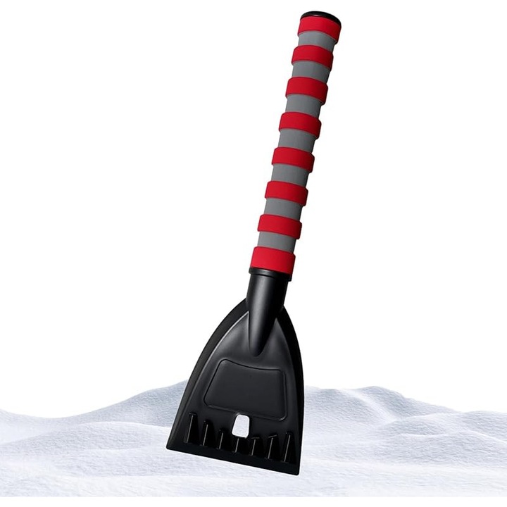 Razatoare de gheata auto, design portabil, maner moale, material ABS, pentru iarna