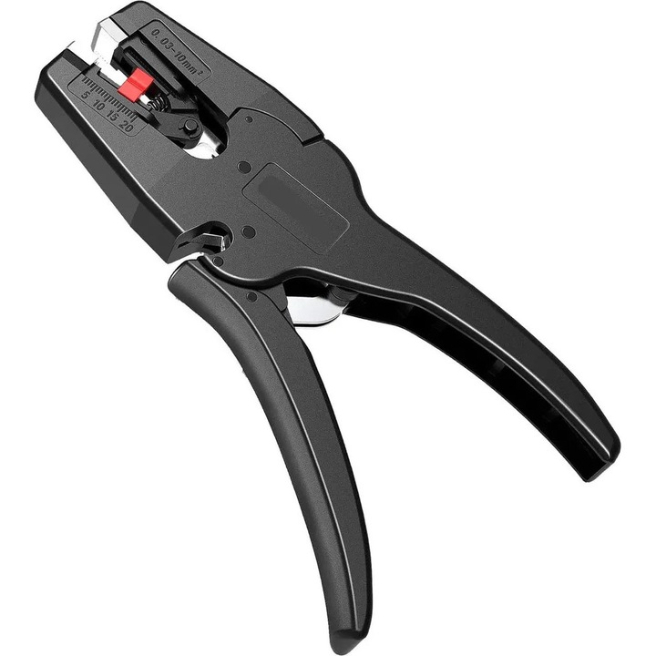 Cleste automat pentru dezizolat cabluri, auto-reglabil, 5-20 mm, usor si portabil, din otel si nylon fibros