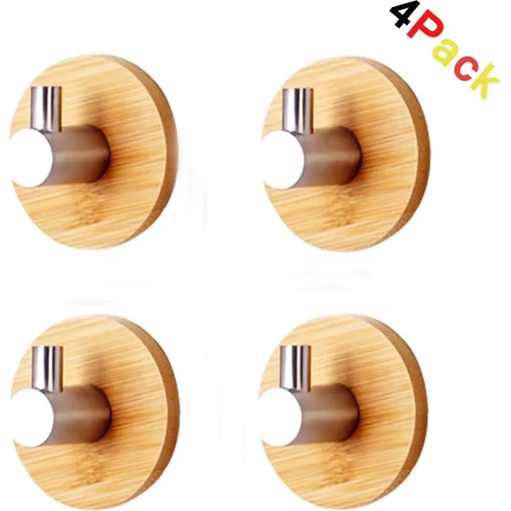 Suport autoadeziv pentru prosoape din otel inoxidabil, design minimalist, capacitate de incarcare 5-8 kg, fara gaurire, pentru bai si bucatarii