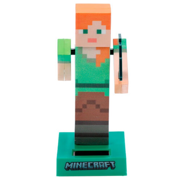 Figurina - Minecraft - Alex Solar, multicolor, 10 cm